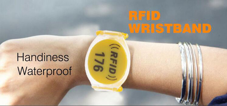 Waterproof RFID Plastic Wristband