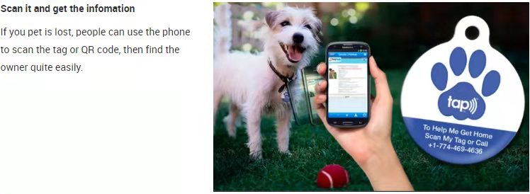 علامات QR رمز NFC الايبوكسي لمسكن الحيوانات الأليفة