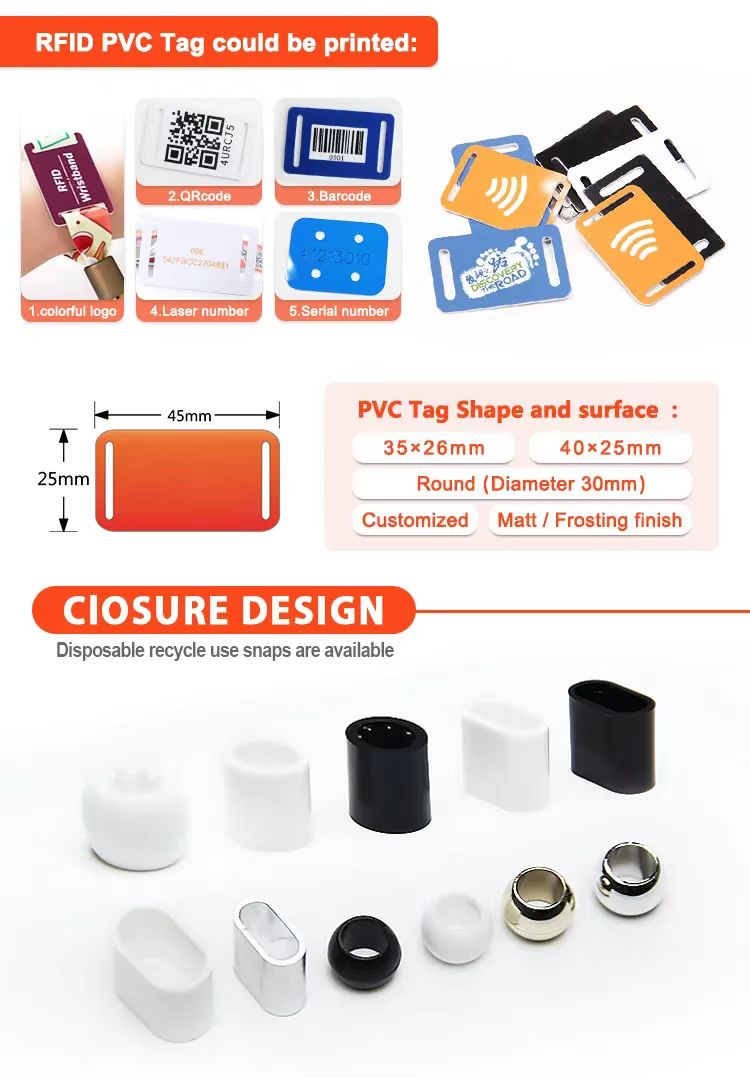 Polyester Event Rfid Wristband