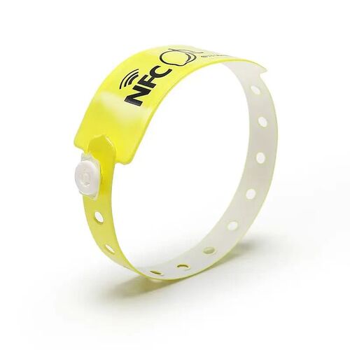 One Time Use RFID PVC wristband
