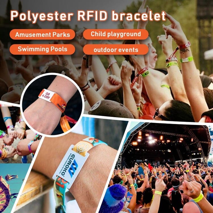 RFID Polyester Wristband for Events