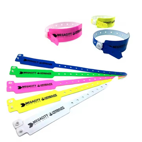 Adjustable RFID PVC Wristbands
