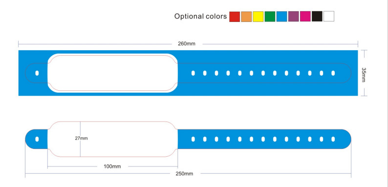 Disposable RFID Hospital Wristband