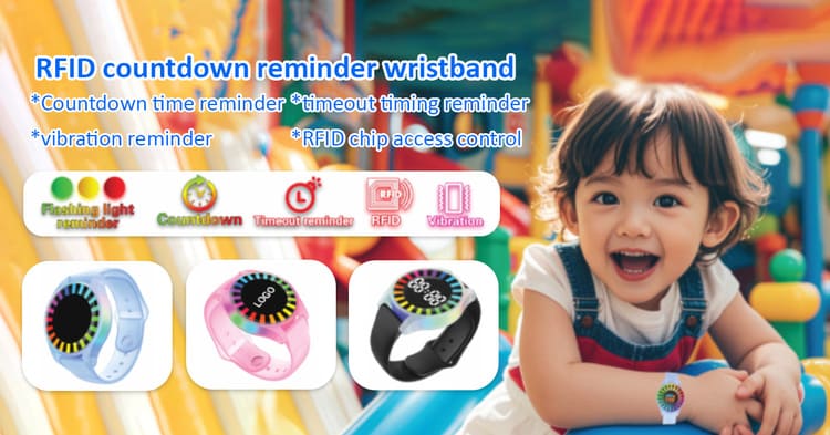 Led Timer Bracelet For Trampoline Park