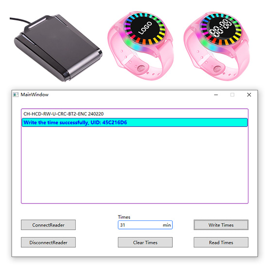 RFID Countdown Time Reminder Wristband Time Tracker