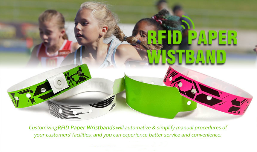 customizing RFID paper wristband