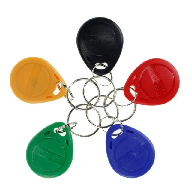 سلسلة مفاتيح RFID مقاومة للماء LF TK4100، 125 كيلو هرتز، t5557