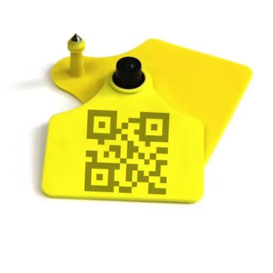 جملة طويلة المدى UHF RFID رمز الاستجابة السريعة علامات الأذن الذكية الحيوانية للأغنام والخنازير
