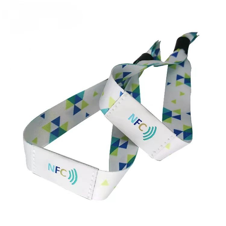 سوار معصم منسوج بتقنية RFID عالي الجودة جديد