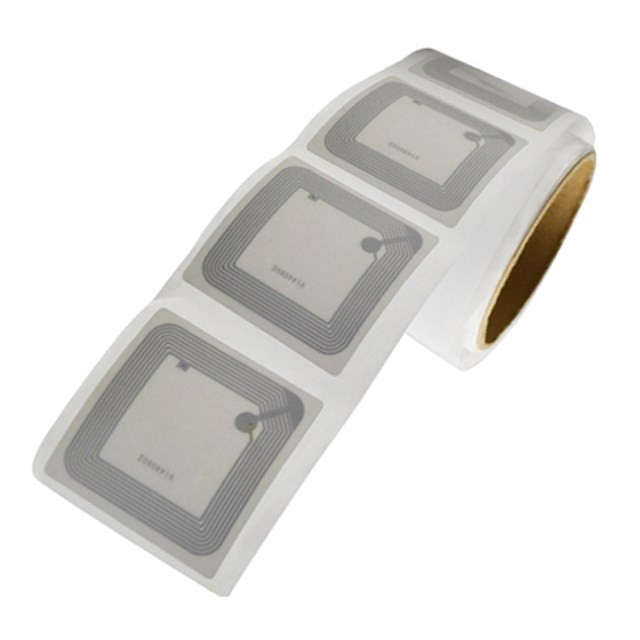 ملصق NFC213 للهواتف المحمولة بعلامة RFID قابلة للطباعة والبرمجة PET ISO14443A