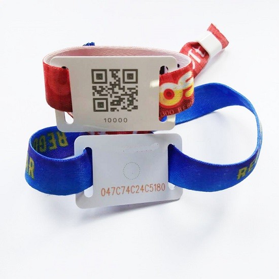 أساور RFID NFC الذكية المصنوعة من القماش