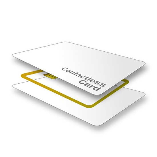 بطاقة RFID عالية الأمان تجمع بين شريحة HF بتردد 13.56 ميجا هرتز وشريحة UHF بتردد 960 ميجا هرتز