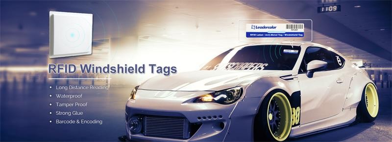 علامة RFID مخصصة للزجاج الأمامي