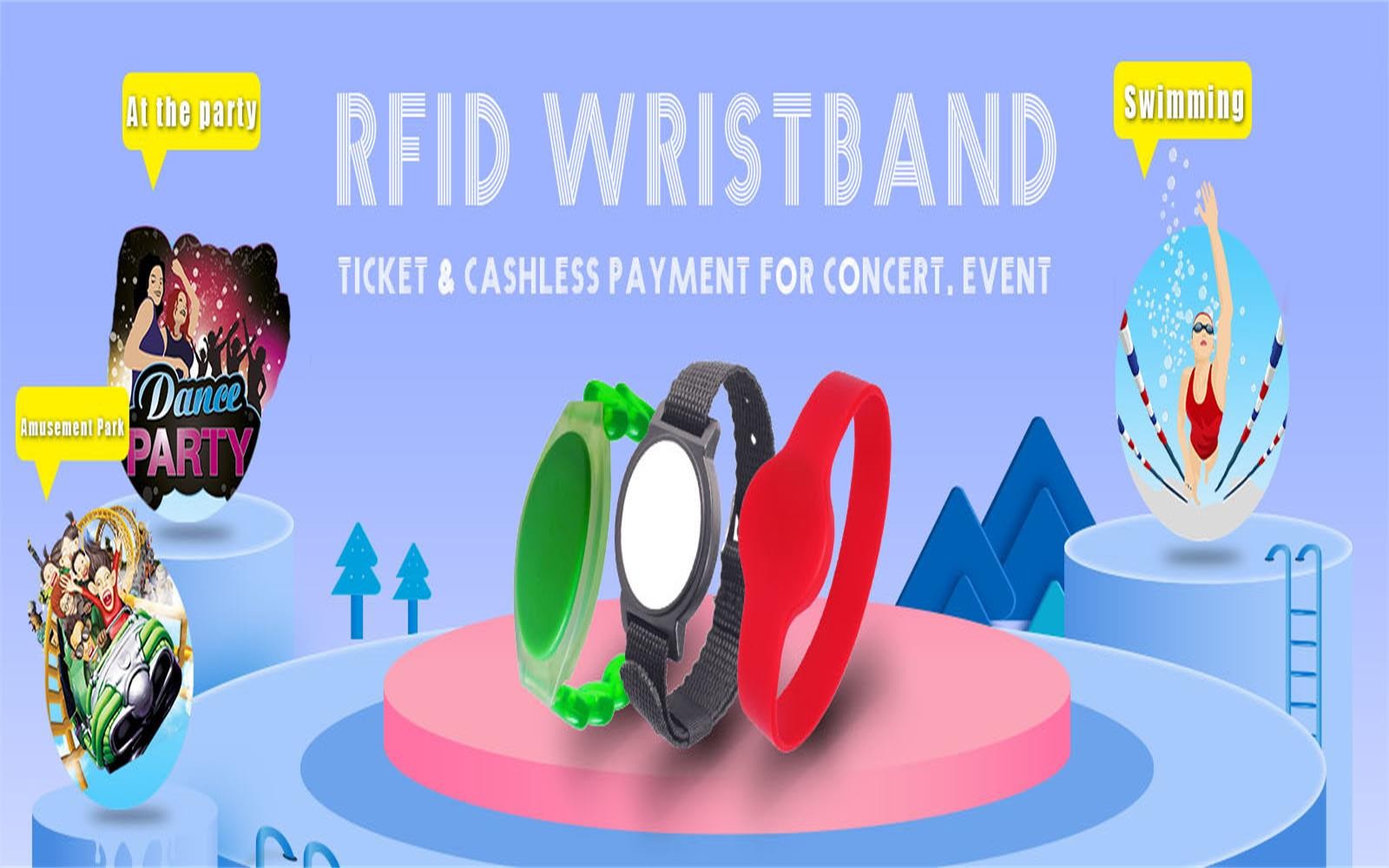 تطبيق سوار RFID.