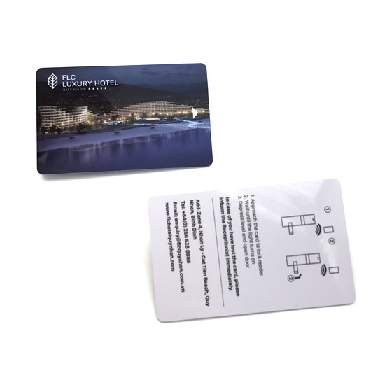 طباعة بطاقات RFID LF بتردد 125 كيلو هرتز بتقنية 4C مع شريحة 5577