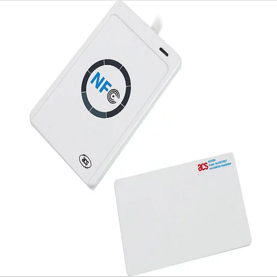 قارئ بطاقات ذكية بدون تلامس بتقنية RFID وNFC بتردد 13.56 ميجاهرتز ACR122U