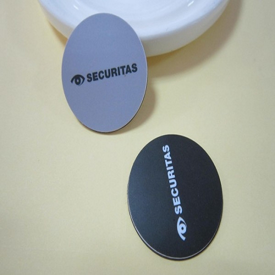 مقاوم للماء 125 كيلو هرتز 13.56 ميجا هرتز RFID PVC Smart Round EdgeToken
