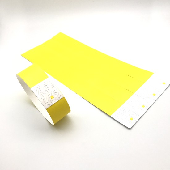 سوار Tyvek RFID ملون للاستخدام مرة واحدة للإعلان