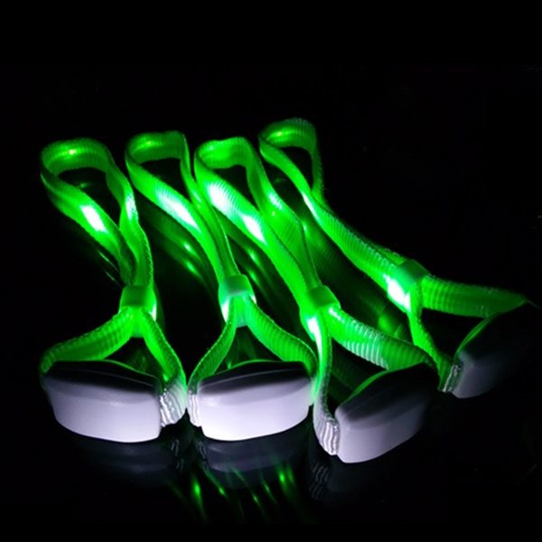 سوار نايلون RFID LED مع 15 لونًا متغيرًا وتحكمًا طويل المدى