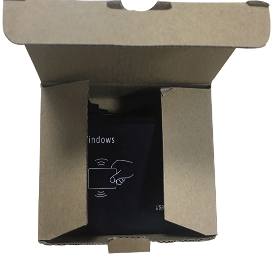 قارئ بطاقات الهوية الذكية RFID بواجهة USB/RS232 بتردد 125 كيلو هرتز
