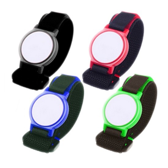 سوار من القماش المنسوج بتقنية RFID قابل للتعديل بتردد 13.56 ميجا هرتز للمهرجانات