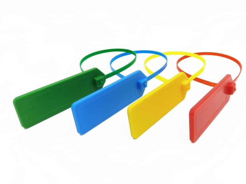 ختم ربطة عنق بلاستيكية سلبية بعلامة UHF RFID الذكية
