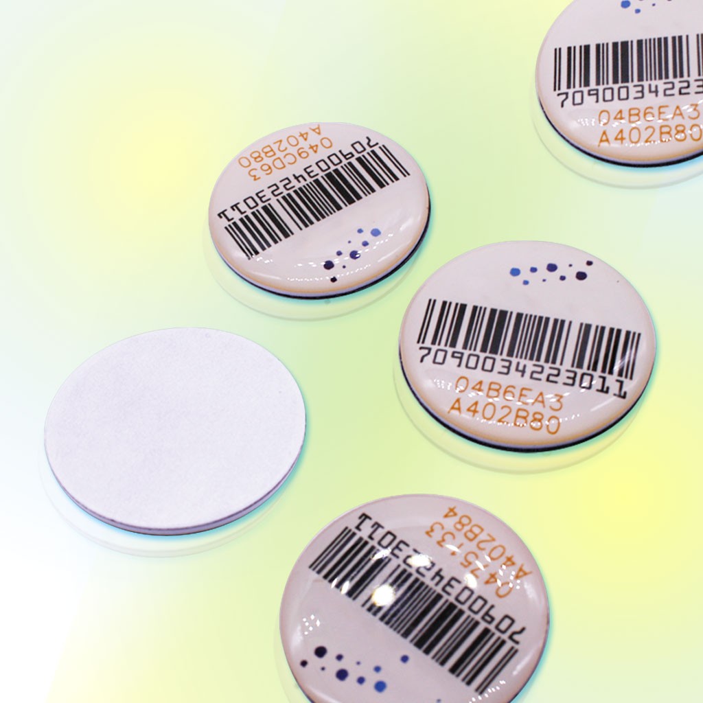 بطاقة عملات معدنية من مادة PVC بتقنية NFC وRFID وISO15693 / ISO14443A بتردد 13.56 ميجاهرتز