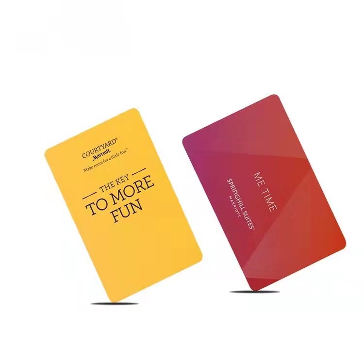 بطاقة مفتاح غرفة فندق RFID PVC للبيع