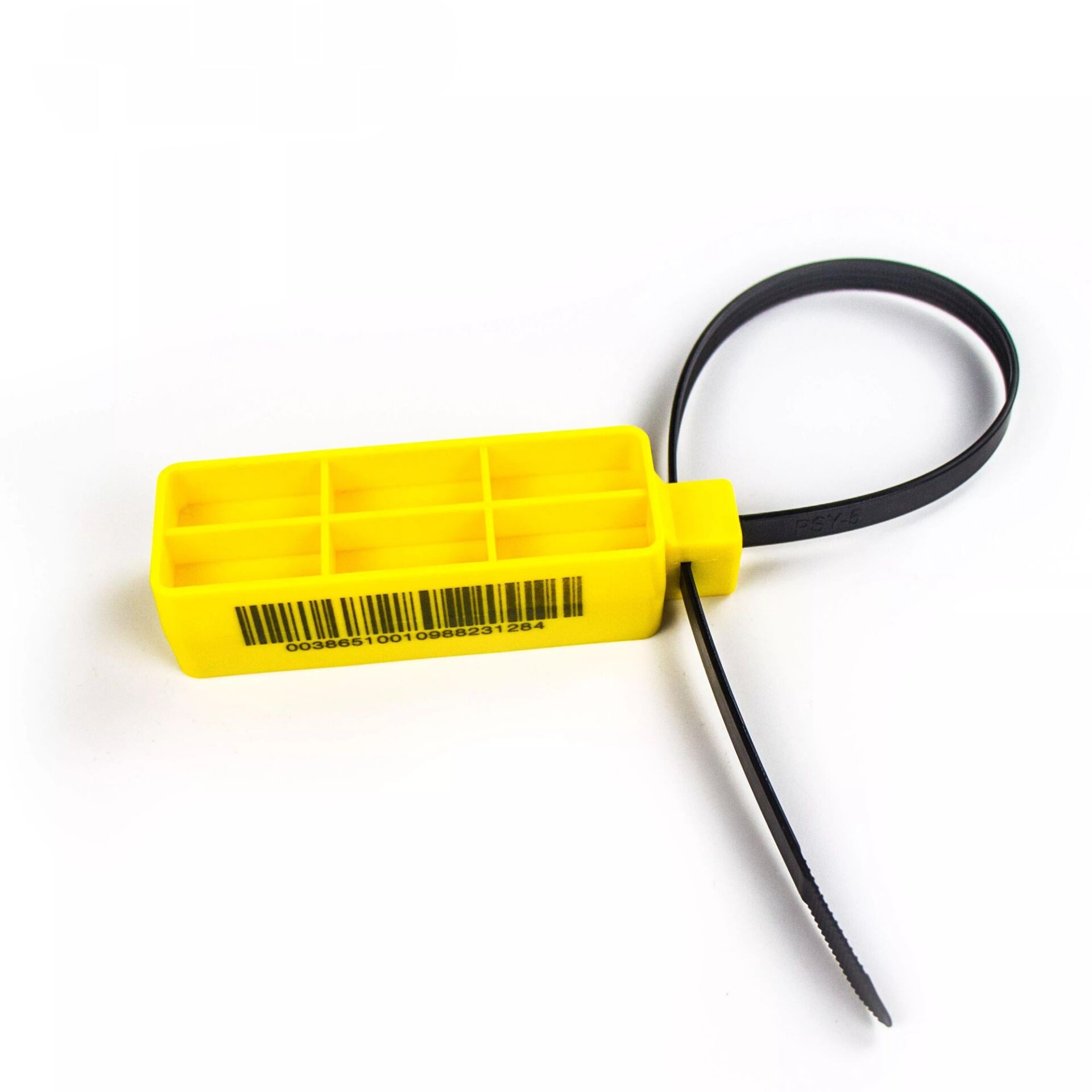 علامة ربط كابلات نايلون بلاستيكية ذاتية القفل بتقنية RFID مطبوعة حسب الطلب مع ملصق