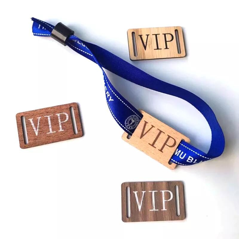 سوار معصم RFID من الخشب المعاد تدويره الصديق للبيئة