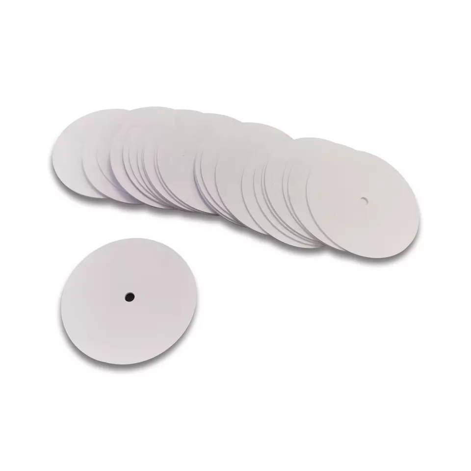 بطاقة عملات معدنية من مادة PVC بتقنية RFID بتردد 125 كيلوهرتز، بمقاس مخصص، 860-960 ميجاهرتز، 13.56 ميجاهرتز