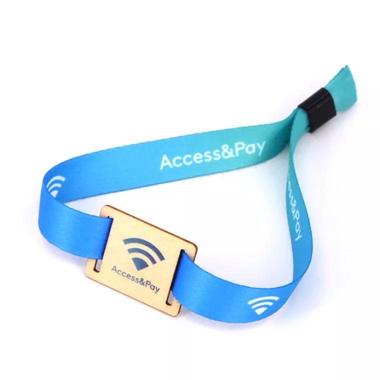 أساور RFID مخصصة 13.56 ميجا هرتز NFC سوار خشبي للحدث والمهرجان والنوادي والحفلات الموسيقية والعطلات والأنشطة والمعارض والدفع النقدي
