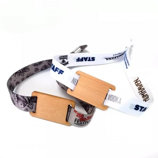 أساور RFID مخصصة 13.56 ميجا هرتز NFC سوار خشبي للحدث والمهرجان والنوادي والحفلات الموسيقية والعطلات والأنشطة والمعارض والدفع النقدي