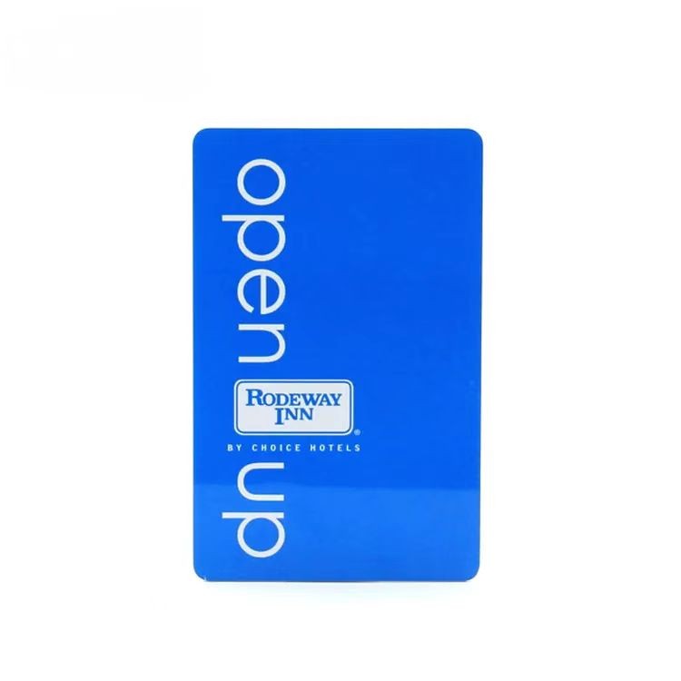 بطاقة مفتاح الفندق RFID PVC للتحكم في الوصول