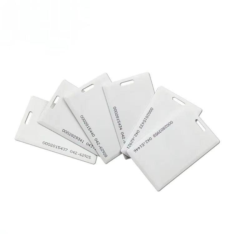 بطاقة RFID سميكة على شكل صدفة، بطاقة مفتاح فندقية ذكية ABS RFID