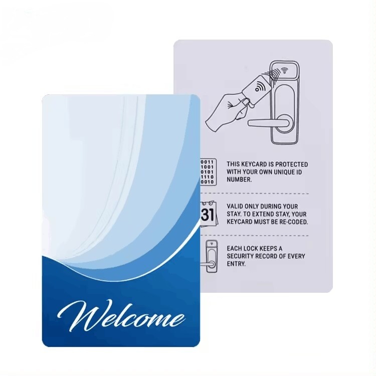 بطاقة مفتاح فندق RFID مطبوعة حسب الطلب