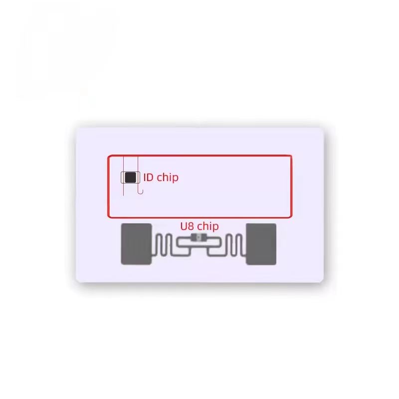 طباعة مخصصة لبطاقة RFID ثنائية التردد 13.56 ميجا هرتز + 125 كيلو هرتز للتحكم في الوصول