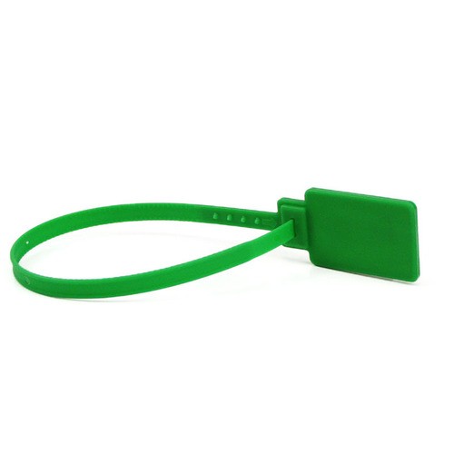 علامات ربط الكابلات RFID PP القابلة للاستخدام مرة واحدة بتردد 860~960 ميجا هرتز مع مشبك معدني