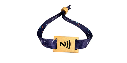 RFID polyester wristband