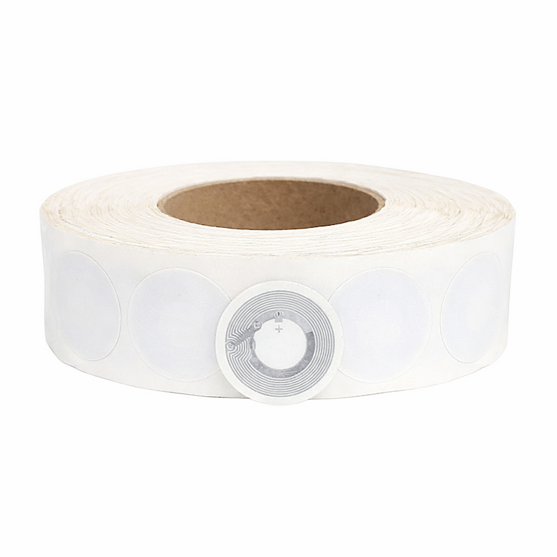 antenna break fragile rfid label applied on surface before removal