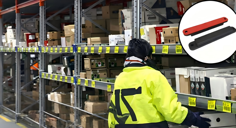 RFID pallet tracking in logistics warehouse