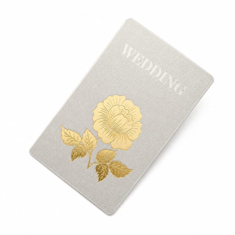 NFC metal card with laser engraving and custom logo