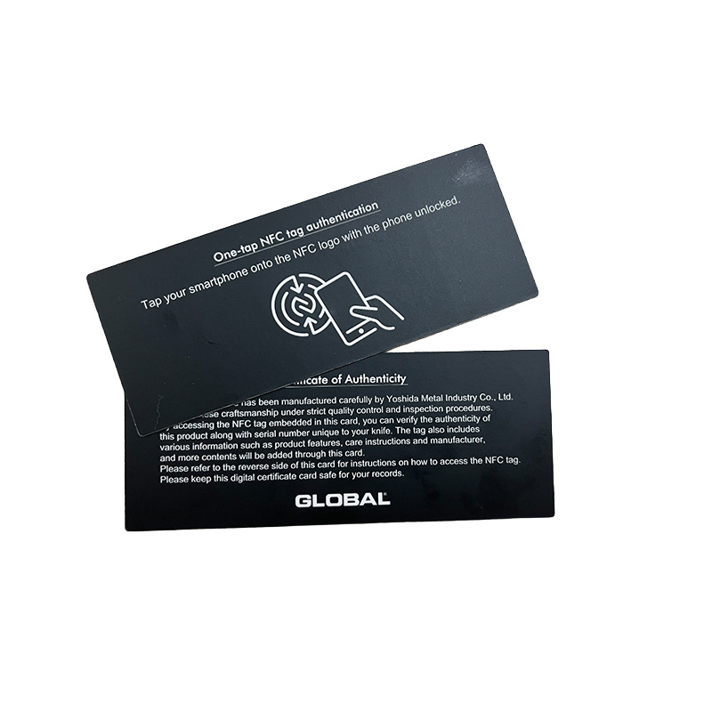 Blank paper RFID clothing hang tags with punched holes