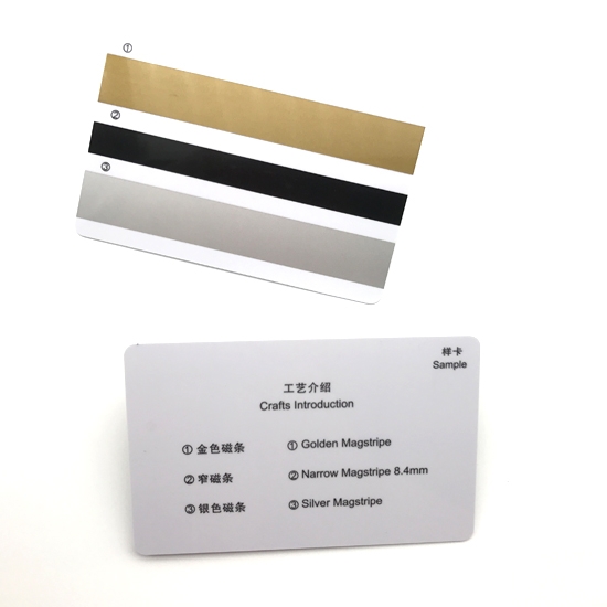 Plastic Card With Colorful Magnetic Stripe