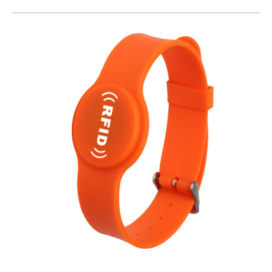 Adjustable RFID Silicone Wristband