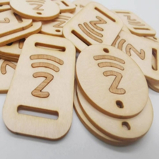   Wooden Business tag