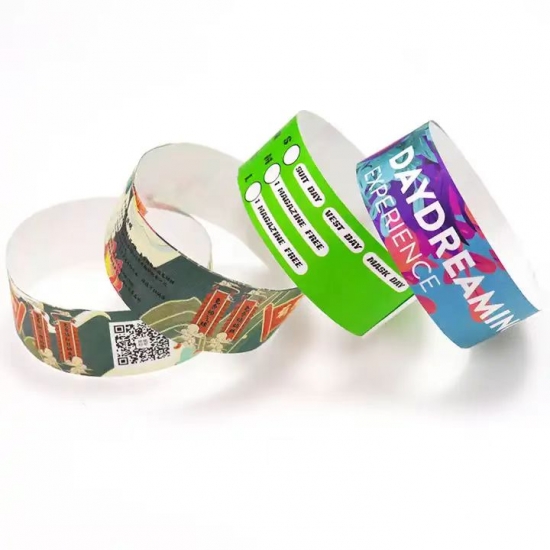 Disposable Paper Tyvek Wristbands