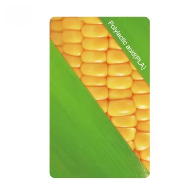 بطاقات حمض البوليلاكتيك (PLA) صديقة للبيئة من مصادر حيوية