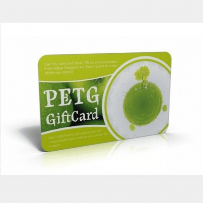 بطاقة RFID من مادة PETG صديقة للبيئة